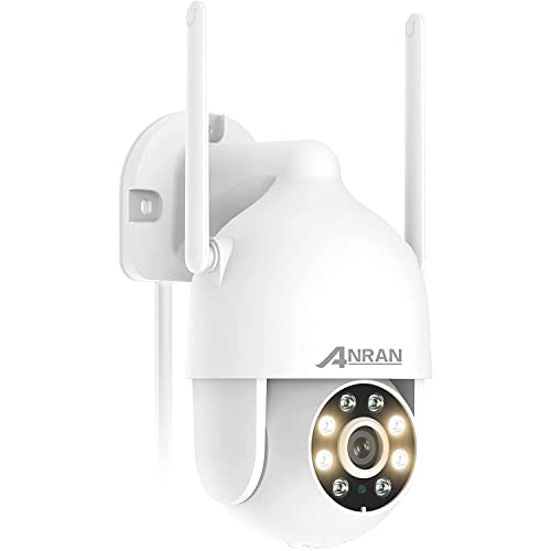 ANRAN Outdoor Security Camera with Spotlight and Siren