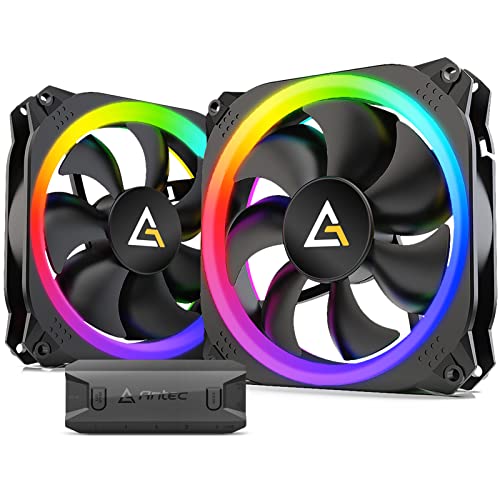 Antec 140mm RGB Fan 2 Pack with Controller Hub