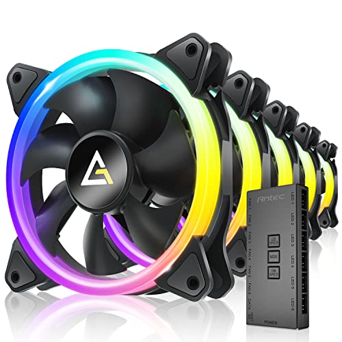 Antec RGB Fans, 120mm Case Fan 5 Packs
