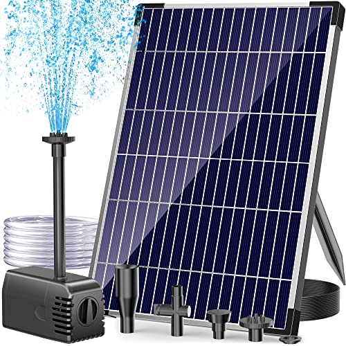 Antfraer Solar Water Pump - 12W Solar Fountain Pump