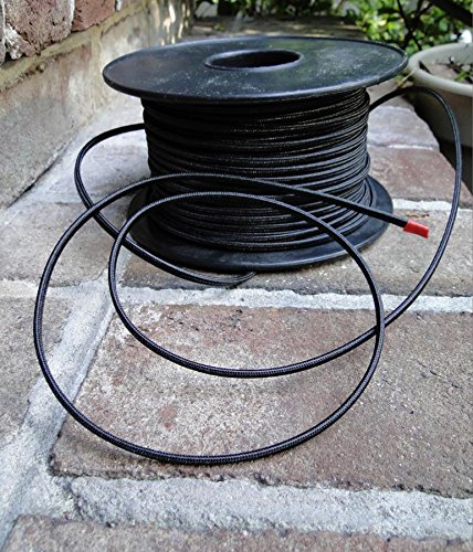 Antique Black Rayon Cloth Electrical Wire - The Kings Bay
