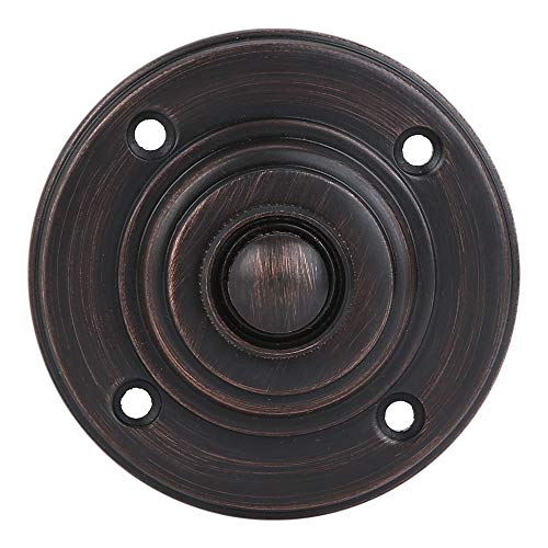 Antique Doorbell Chime Button in Oil Rubbed Bronze