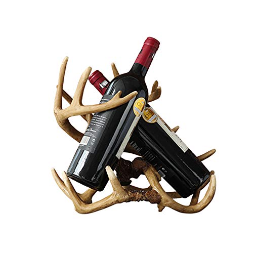 Antlers Wine Bottle Holder Stand Display