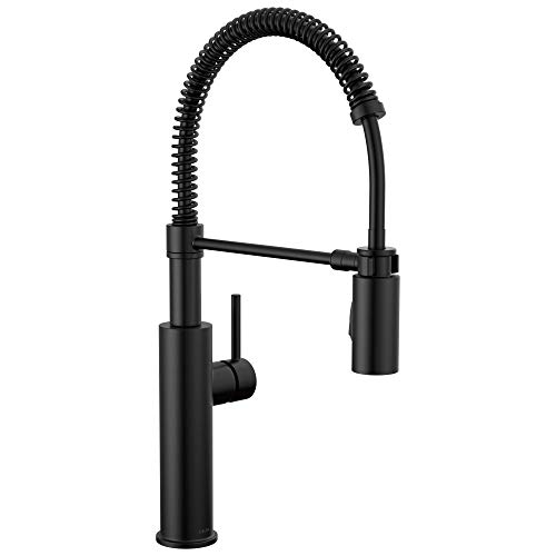Antoni Black Kitchen Faucet with Pull Down Sprayer