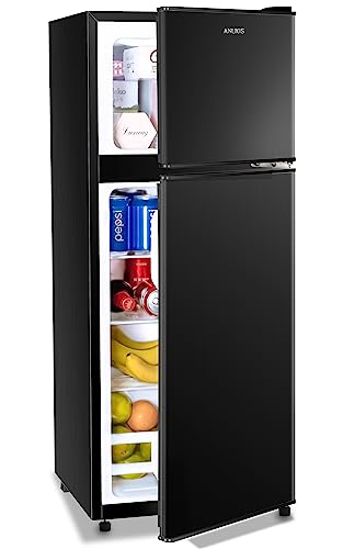 Anukis Compact Refrigerator with Freezer - Efficient Mini Fridge for Small Spaces