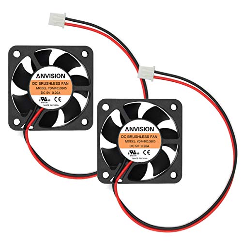 ANVISION 2-Pack DC Brushless Cooling Fan