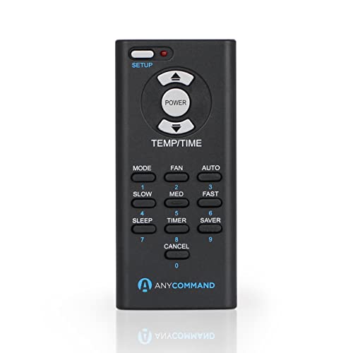 AnyCommand ACR-01 Universal AC Remote Control for Window Air Conditioners, Black