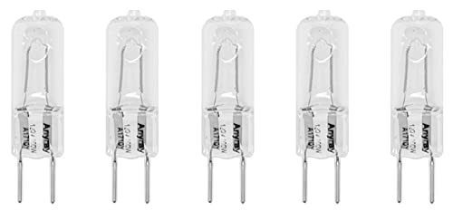 Anyray G8 100W Halogen Bi-Pin Light Bulb - Pack of 5