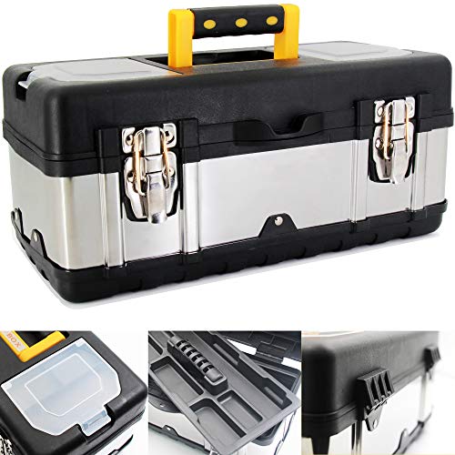 Anyyion Portable Lockable Tool Box