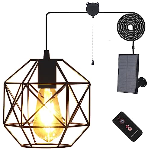 Aofuery Solar Pendant Lights Outdoor