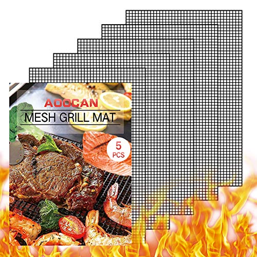 Aoocan Grill Mesh Mat - Non-Stick BBQ Grill Mats