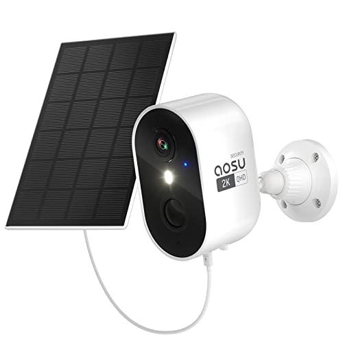 AOSU 2K Solar Outdoor Camera for Home Security