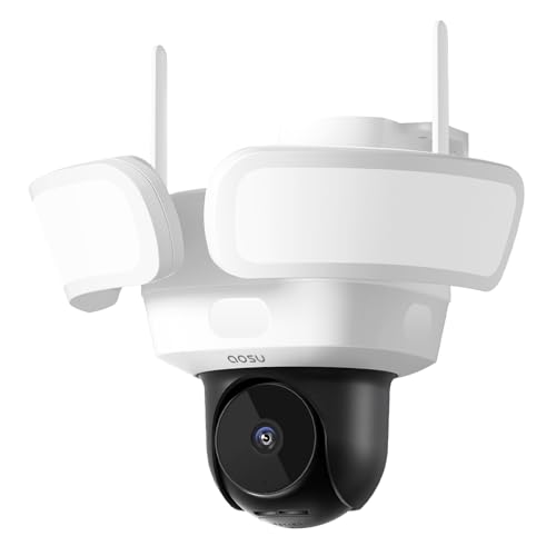 AOSU Floodlight Camera Wired - Superior Surveillance with Smart Features