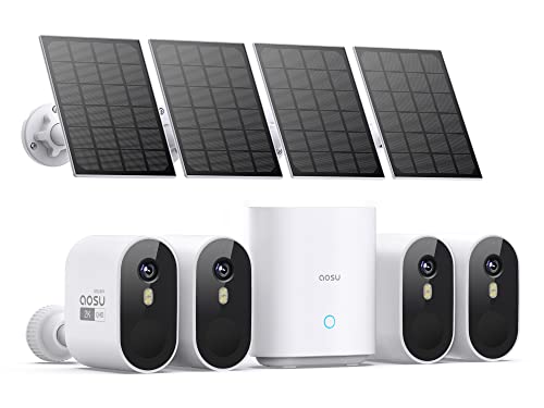 AOSU Solar Security Cameras