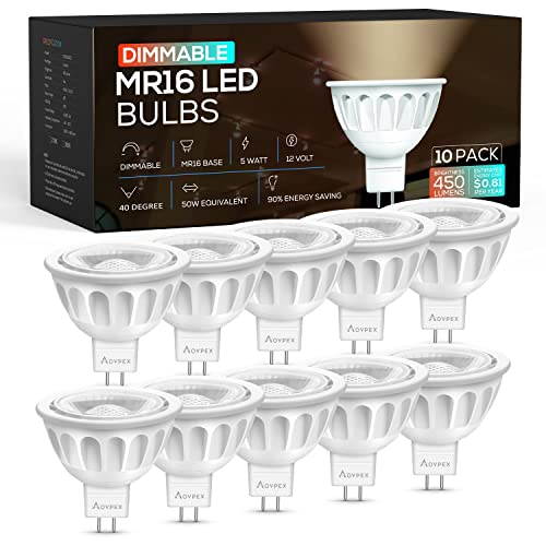 Aovpex Dimmable MR16 LED Bulbs