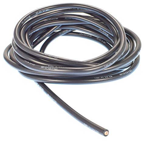 Apex RC Products 10' Black 12 Gauge Wiring: Flexible & Reliable