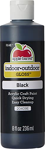 Apple Barrel Gloss Black Acrylic Paint