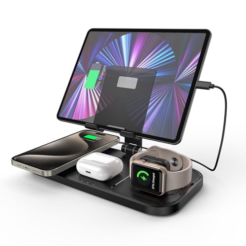 ZenGoose 4-in-1 Wireless Charging Station for Multiple Devices