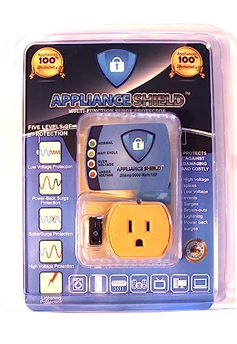 APPLIANCE SHIELD Surge Protector - Best In Class 20 Amp, 2200 Watts