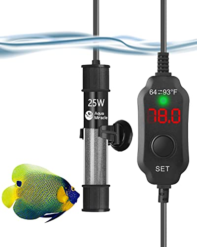 25W LED Digital Display Submersible Fish Tank Heater