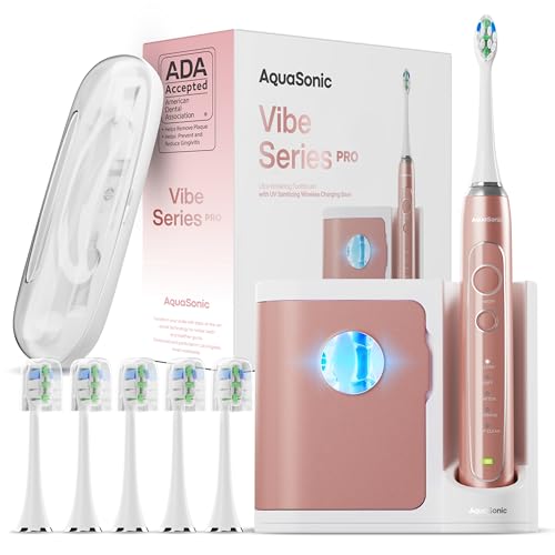Aquasonic Vibe Series PRO – Ultimate Smart Toothbrush