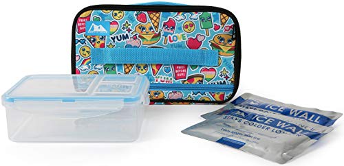 Arctic Zone Lunch Box with Ice Walls and Leak Proof Food Container