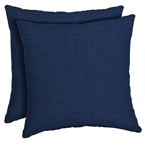 Arden Outdoor Toss Pillow (2 Pack) 16x16, Sapphire Blue Leala