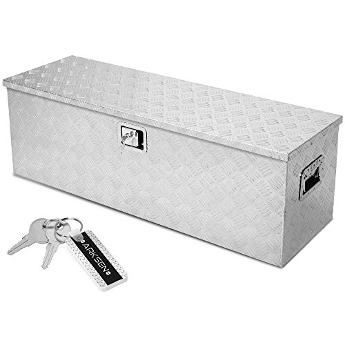 ARksen 49" Aluminum All-Purpose Underbed Storage Box - Silver