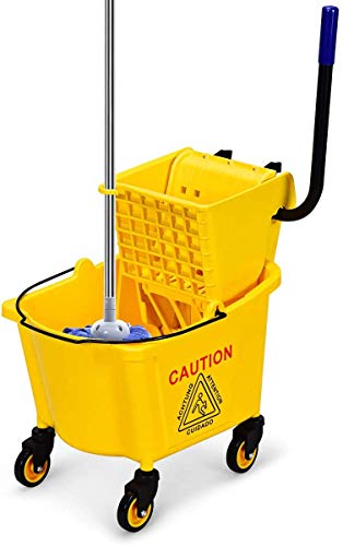 ARLIME Mop Bucket with Wringer On Wheels