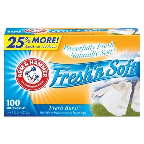 Arm & Hammer Fab Dryer Sheets Fresh Bs - 6 Pack