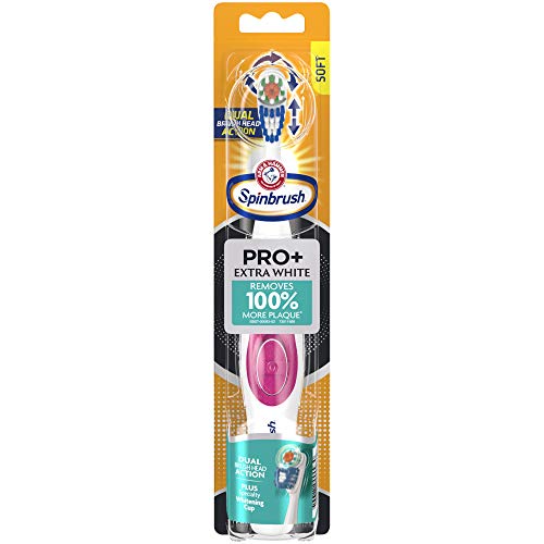 ARM & HAMMER Pro+ Extra White Battery-Operated Toothbrush