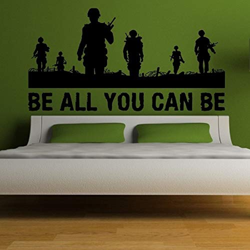 Army Quote Vinyl Wall Decal Art Mural Home Decor