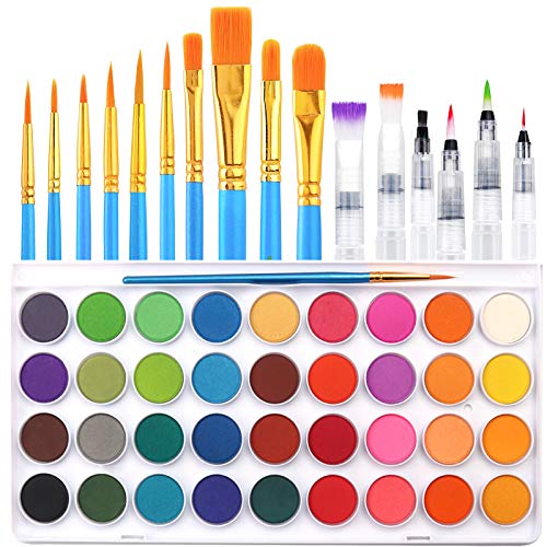 AROIC 36 Colors Watercolor Paint Set