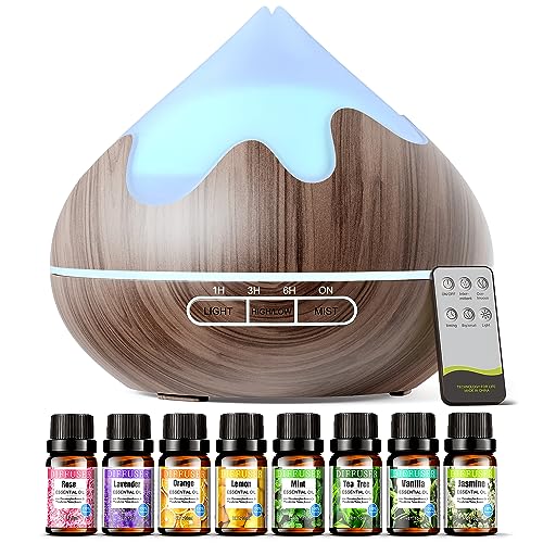 Aroma Diffuser with 8 Essential Oils