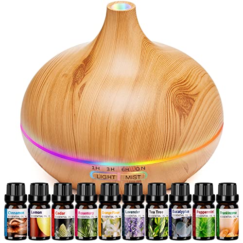 Aroma Diffuser with Essential Oils Set