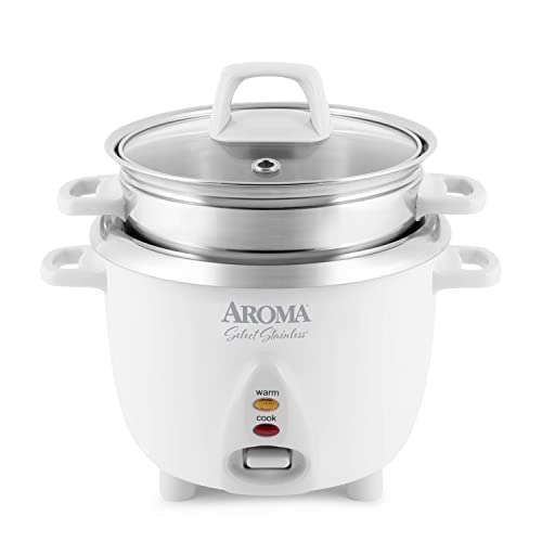 Select Stainless Pot-Style Rice Cooker and Food Steamer