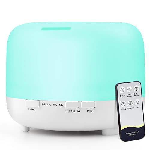 Moisturnt 500ml Aromatherapy Essential Oil Diffuser with Remote Control