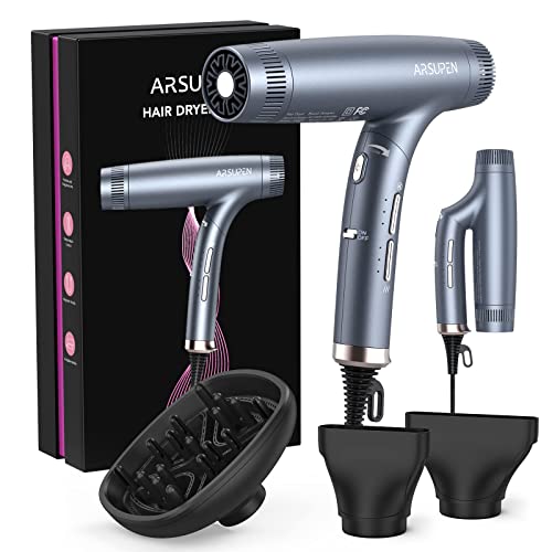 Lightweight Dual Ionic Hair Dryer with Powerful Motor & 12 Modes