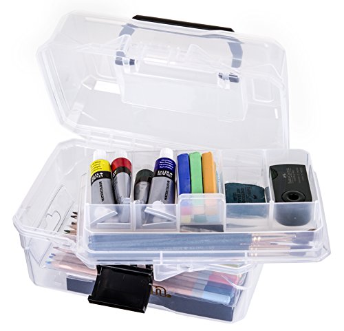 ArtBin Small Project Box with Lift-Out Tray, Portable Organizer