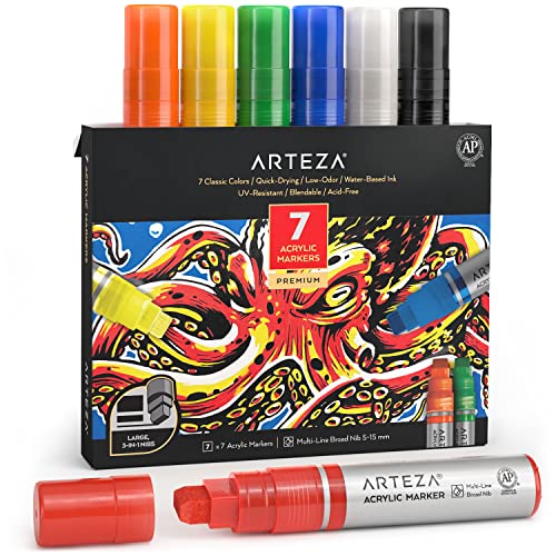Are Arteza Acrylic Paint Markers Worth It? [HONEST REVIEW+OPACITY TEST]