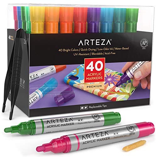 Arteza Acrylic Paint Markers Set