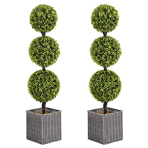 Artificial Boxwood Topiary Tree