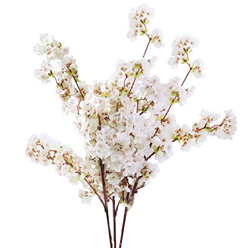 Artificial Silk Cherry Blossom Branches for Elegant Decor