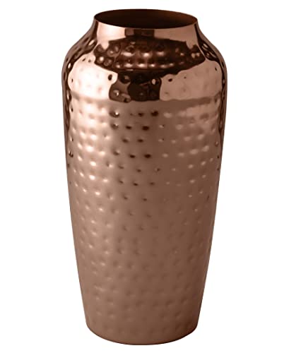 Artisan Hand Hammered Vase by Chic Chill (Copper)