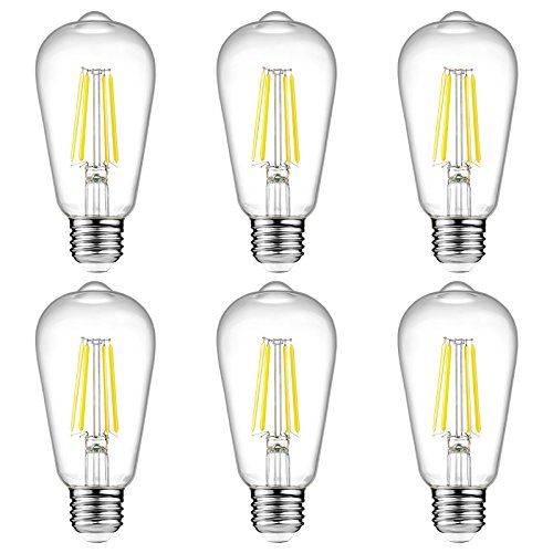 Ascher Vintage LED Bulbs 6W - Pack of 6