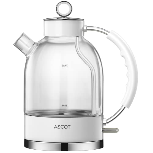 ASCOT Glass Electric Kettle, Stylish and Convenient Tea Heater