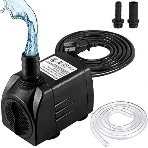 Small Pond Submersible Water Pump with 2 Nozzles