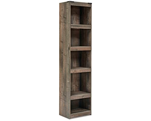 Ashley Trinell Rustic Entertainment Center Pier Bookcase