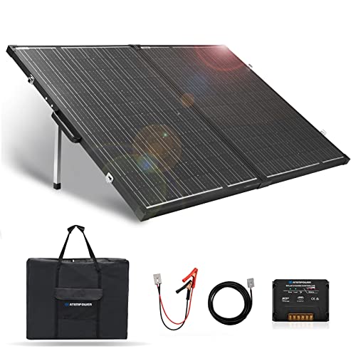 ATEM POWER 160W Portable Foldable Solar Panel for RV Camping