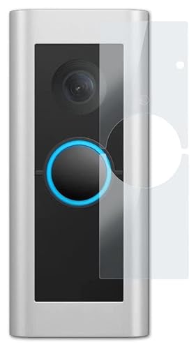 atFoliX Plastic Glass Protective Film for Ring Video Doorbell Pro 2